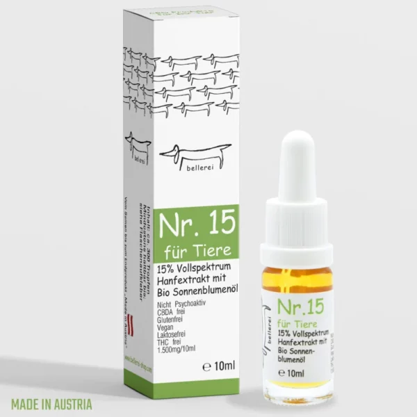 bellerei 15% CBD Öl für Hunde