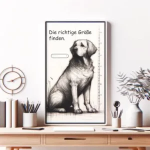 Geschirr größe finden